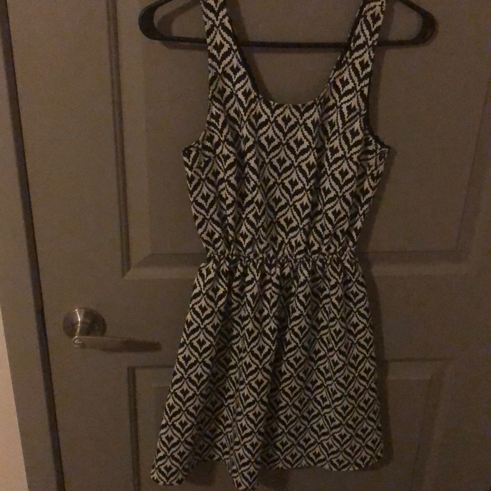 Black and white dress